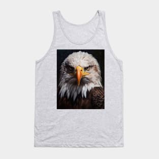 Oil Paint, Hyperrealism, Amazing Zoo Eagle Tank Top